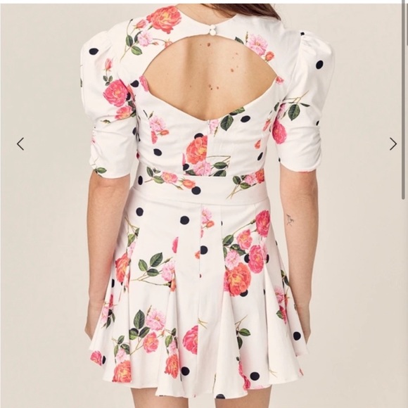 For Love & Lemons Belted Paloma Mini Dress - Picture 4 of 8